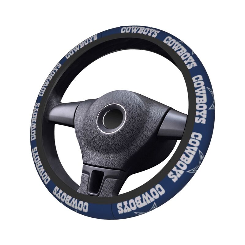 Dallas Cowboys Printed elastic steering wheel cover breathable protective cover