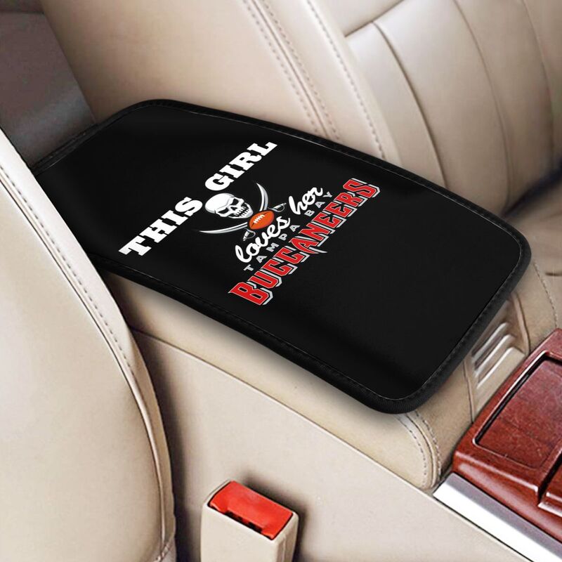 Tampa Bay Buccaneers Printing car center console pad car armrest protective cover