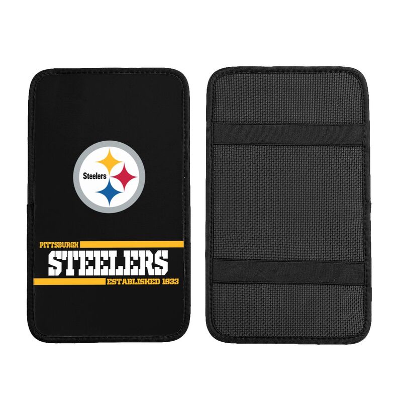 Pittsburgh Steelers Printed car armrest box pad Protective pad