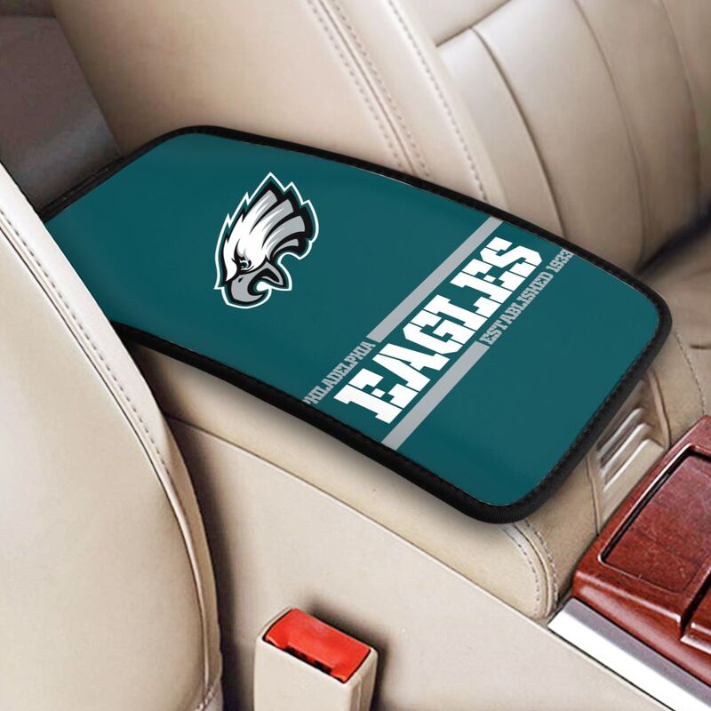 Philadelphia Eagles Printed car armrest box pad Protective pad