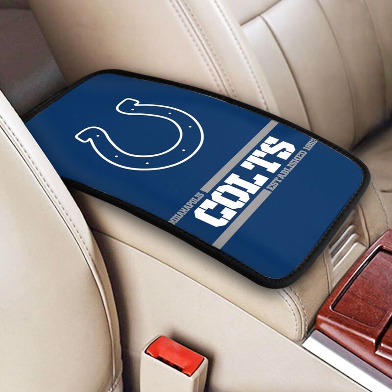 Indianapolis Colts Printed car armrest box pad Protective pad
