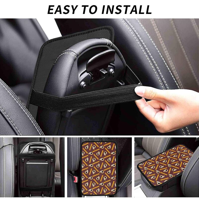 Washington Redskins Printed armrest protective cover car armrest box cushion
