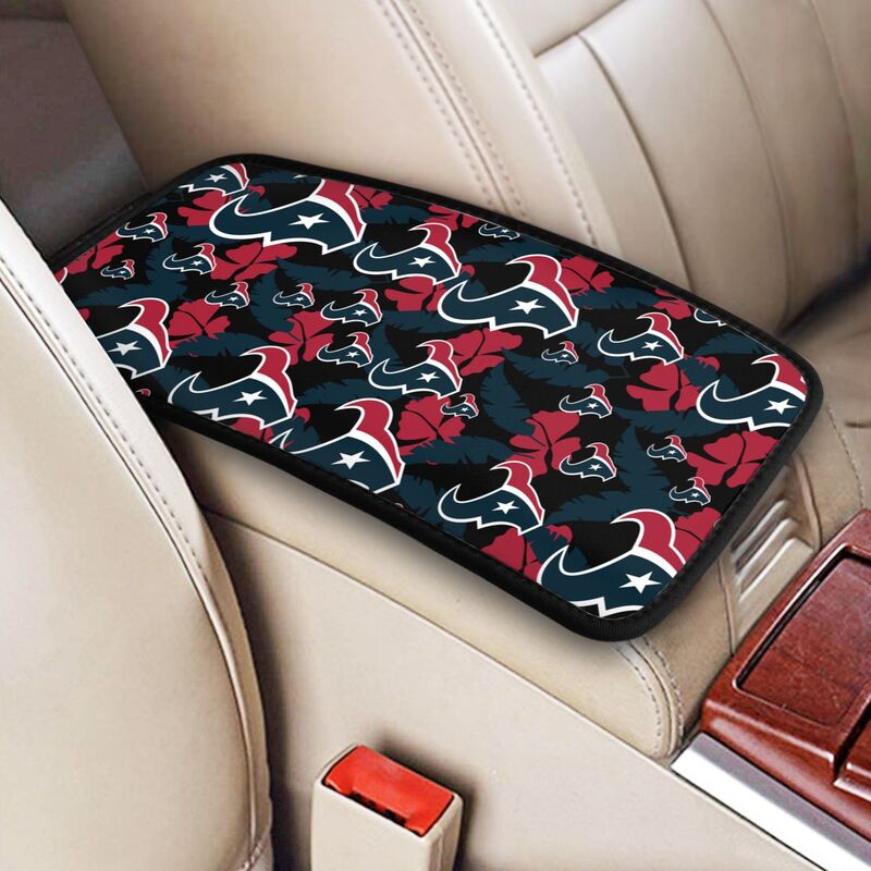 Houston Texans printing Center console armrest pad car armrest protective cover car