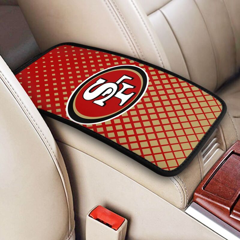 San Francisco 49ers Car handrail box cushion Personalized printed car armrest cover