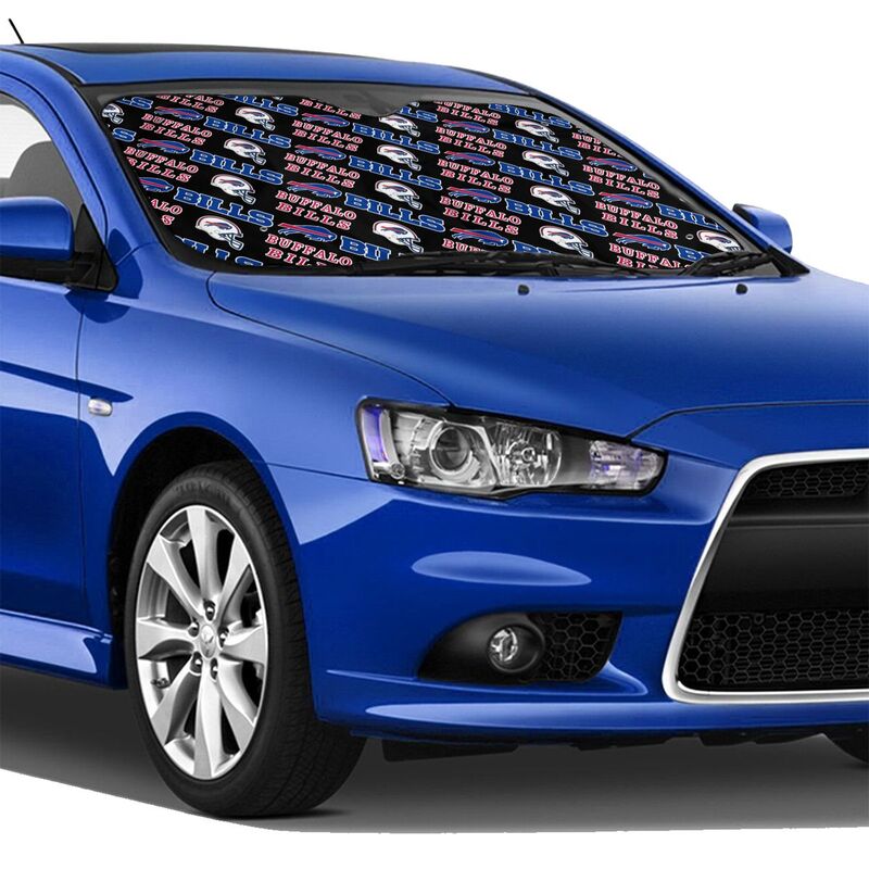Buffalo Bills 3 Printed suitable for front Car windshield sunshades Car windshield sunshades