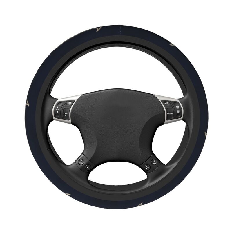Seattle Seahawks Printed breathable elastic steering wheel protective cover