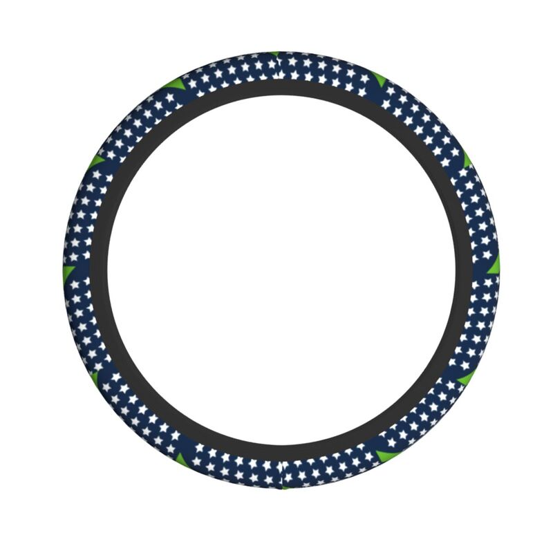 Seattle Seahawks 1 Printed breathable elastic steering wheel protective cover