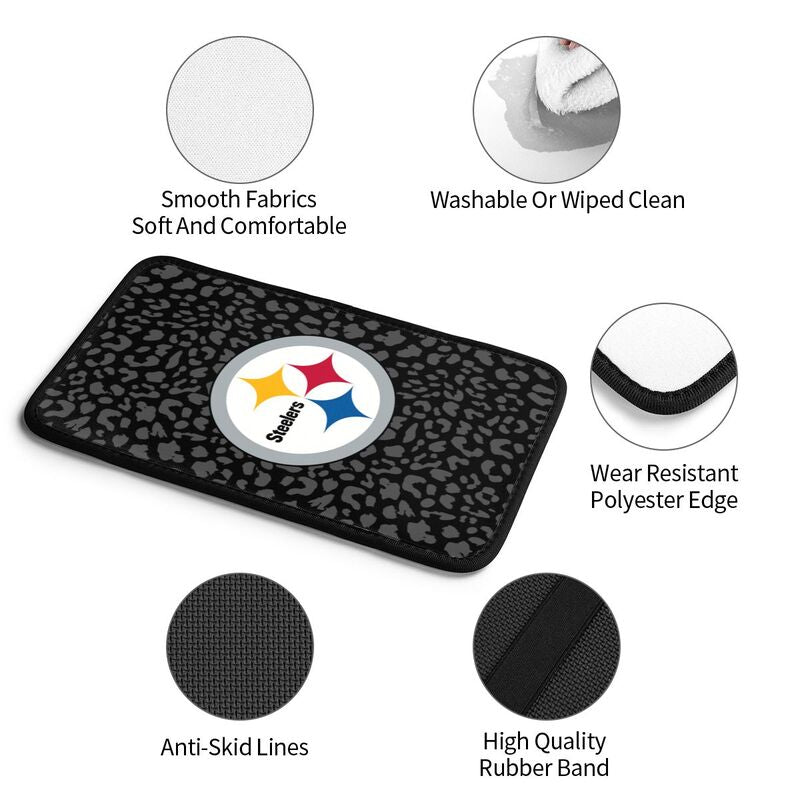 Pittsburgh Steelers print Car handrail box cushion Personalized car armrest cover