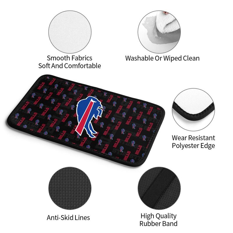 Buffalo Bills 3 printed Car handrail cushion Personalized car armrest cover