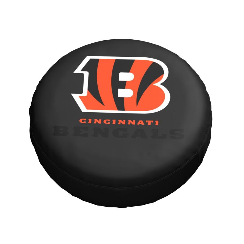 Cincinnati Bengals Car tire protection cover spare tire waterproof and dustproof cover