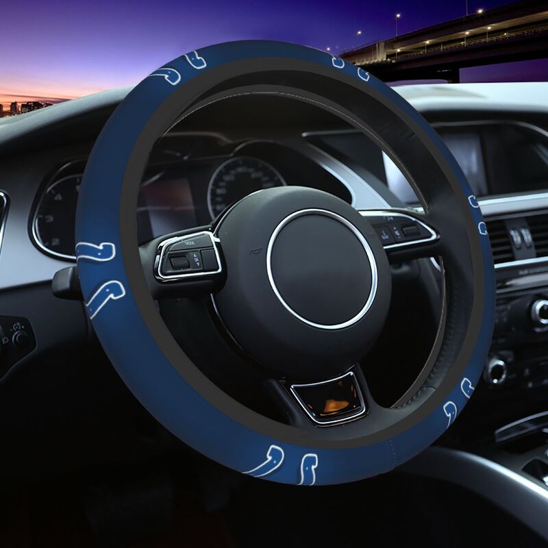 Indianapolis Colts Printed elastic steering wheel cover car protective cover