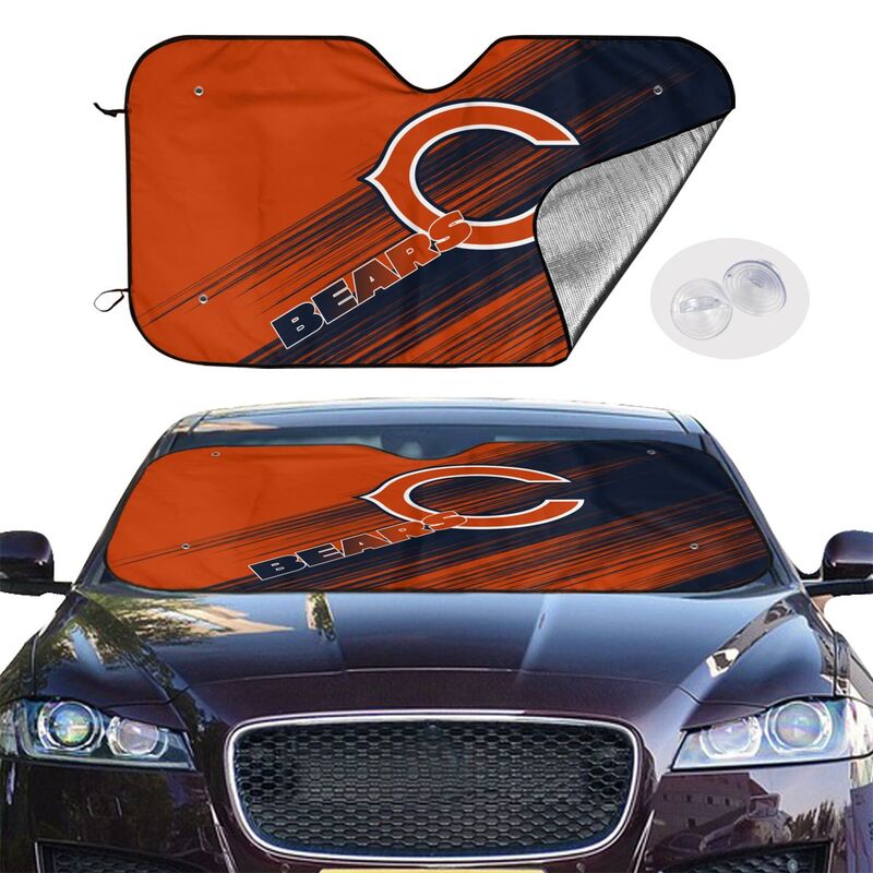 Chicago Bears Print car windshield sunshade panel car windshield sunshade cover multiple sizes