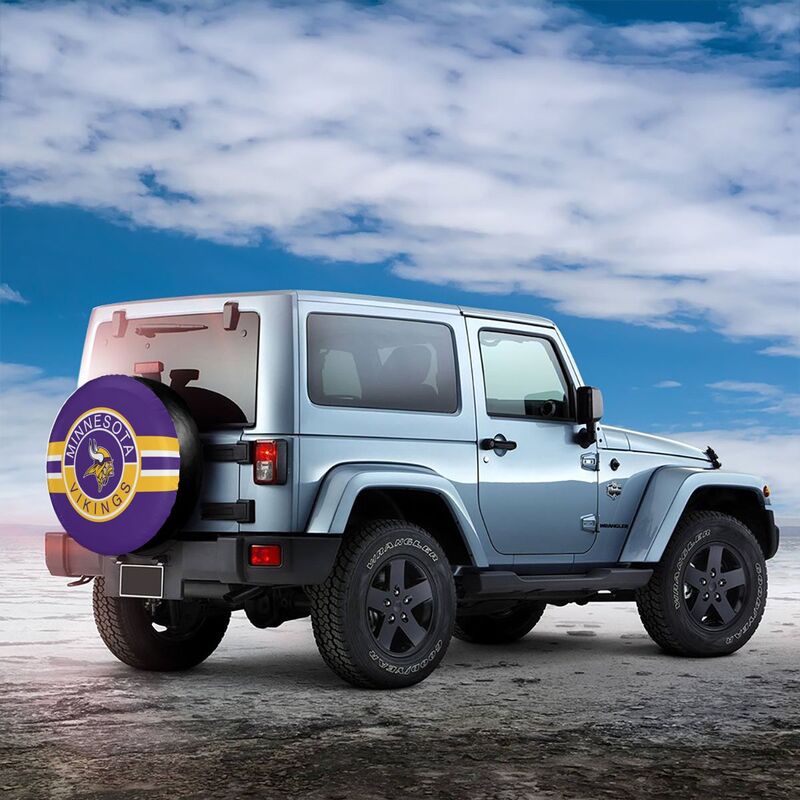 Minnesota Vikings Print tire protection cover car sun protection tire protection cover
