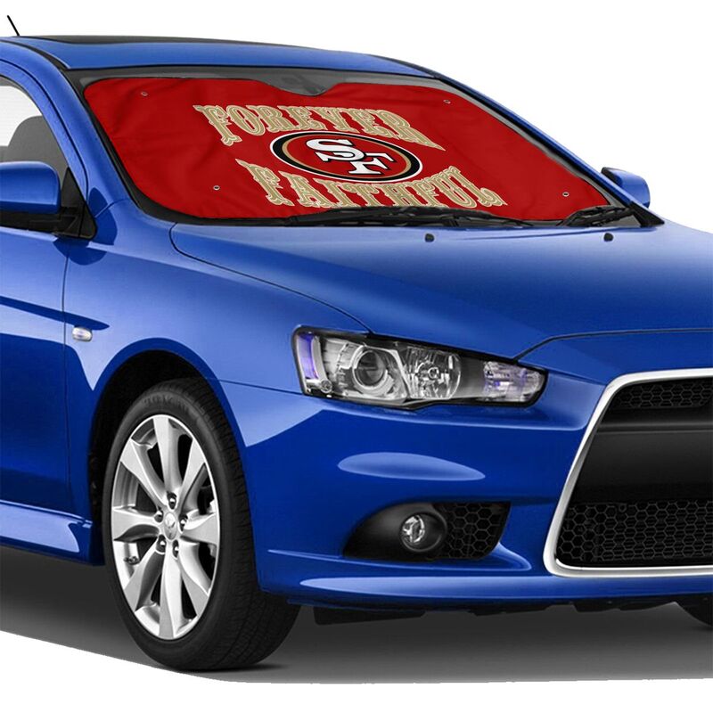 San Francisco 49ers Printing multi size car front windshield sunshade car windshield sunshade