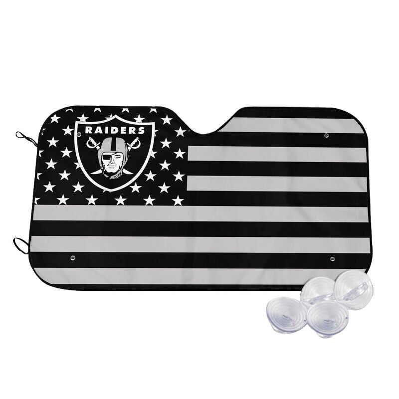 Las Vegas Raiders Printed car windshield sunshade (multi size) front windshield sunshade