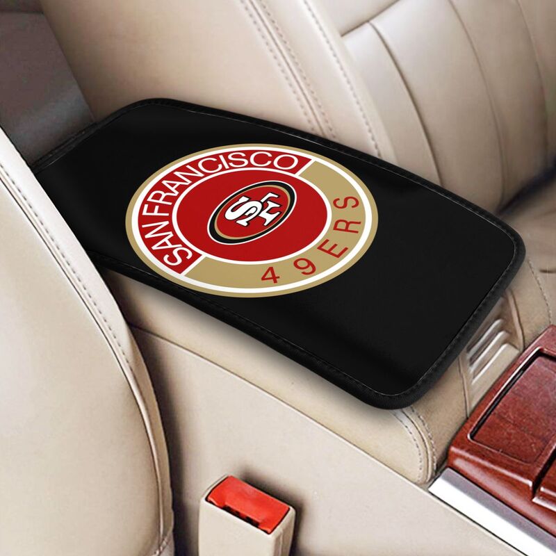 San Francisco 49ers print car armrest protective cover Car center console armrest pad