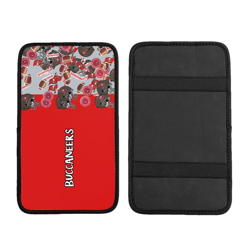 Tampa Bay Buccaneers print Car center console armrest pad car armrest protective cover