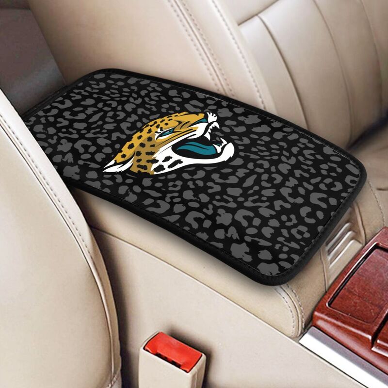 Jacksonville Jaguars print Car handrail box cushion Personalized car armrest cover
