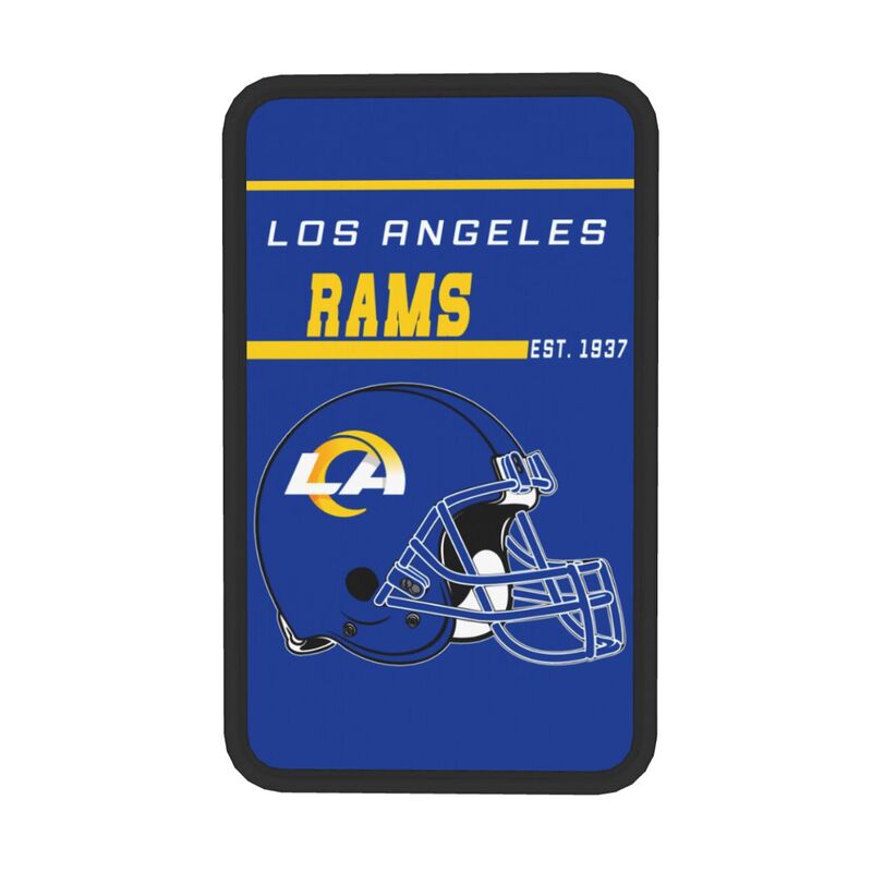 Los Angeles Rams Print car armrest box cushion armrest protective cover