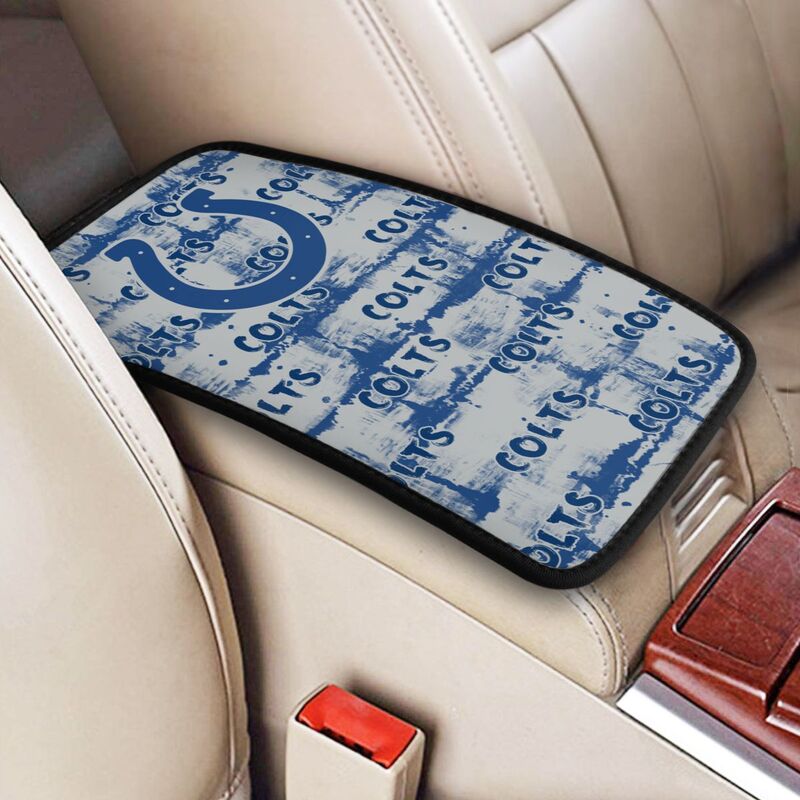 Indianapolis Colts print Car armrest box protective cover car center console armrest pad