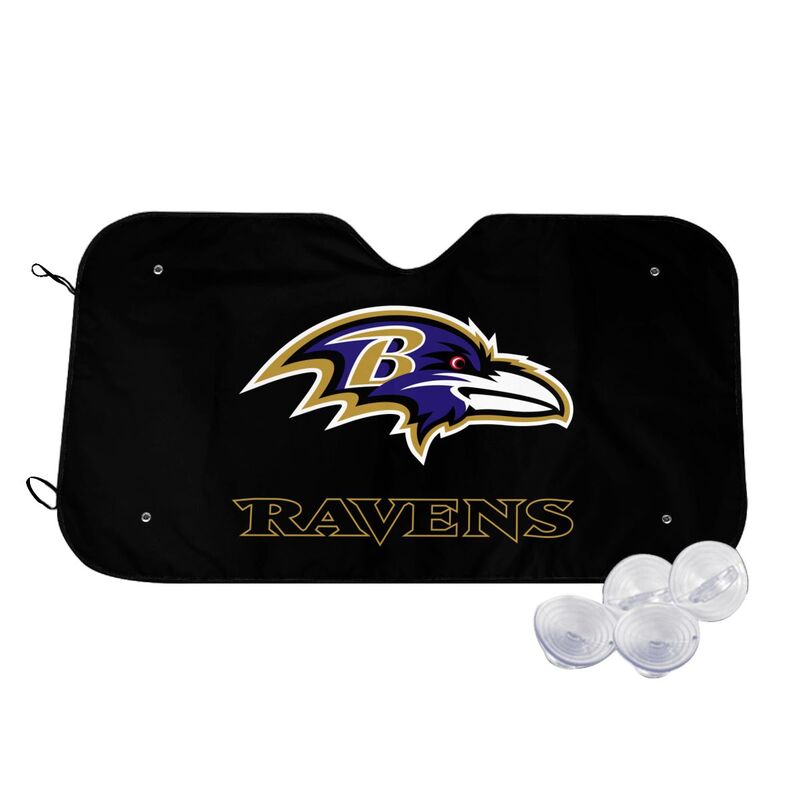 Baltimore Ravens 3 Printed car windshield sunshade (multi size) front windshield sunshade