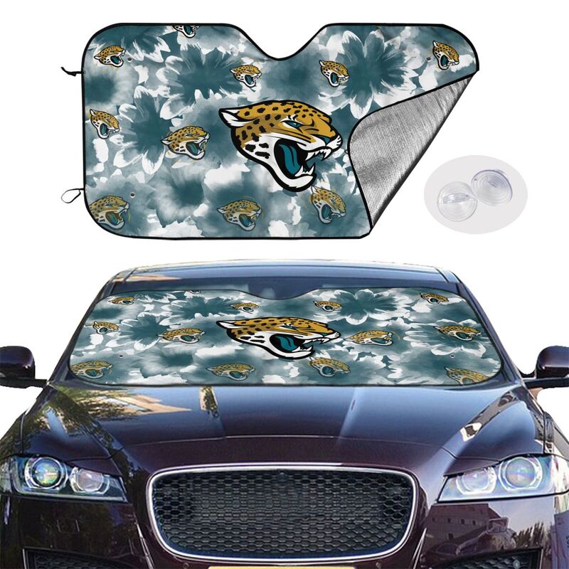 Jacksonville Jaguars Printed multi size car front windshield sunshade car windshield sunshade