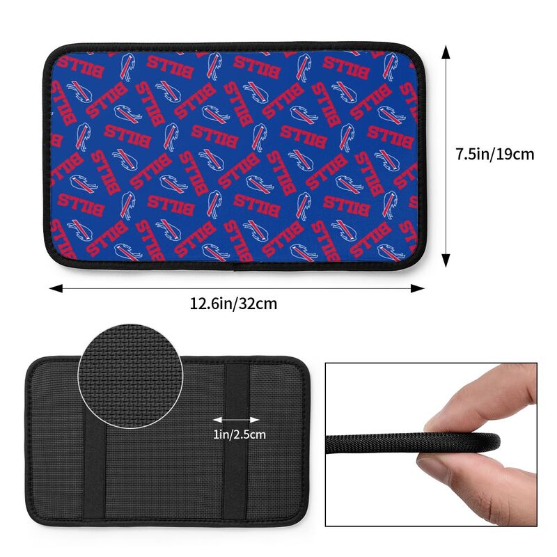 Buffalo Bills Printed armrest protective cover car armrest box cushion