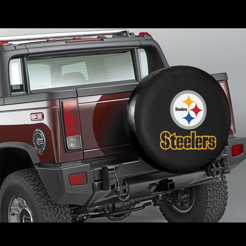 Pittsburgh Steelers 2 car dustproof sunscreen tyre protective cover Tyre protective cover