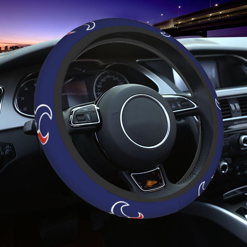 Houston Texans Printed elastic steering wheel cover car steering wheel protective cover