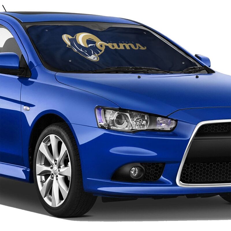 Los Angeles Rams Print Car windshield sunshades is suitable for front Car windshield sunshades