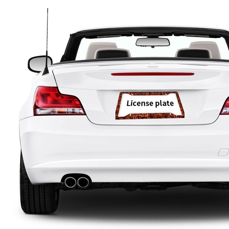 Cincinnati Bengals Print Car license plate frame four hole license plate holder (one pair)