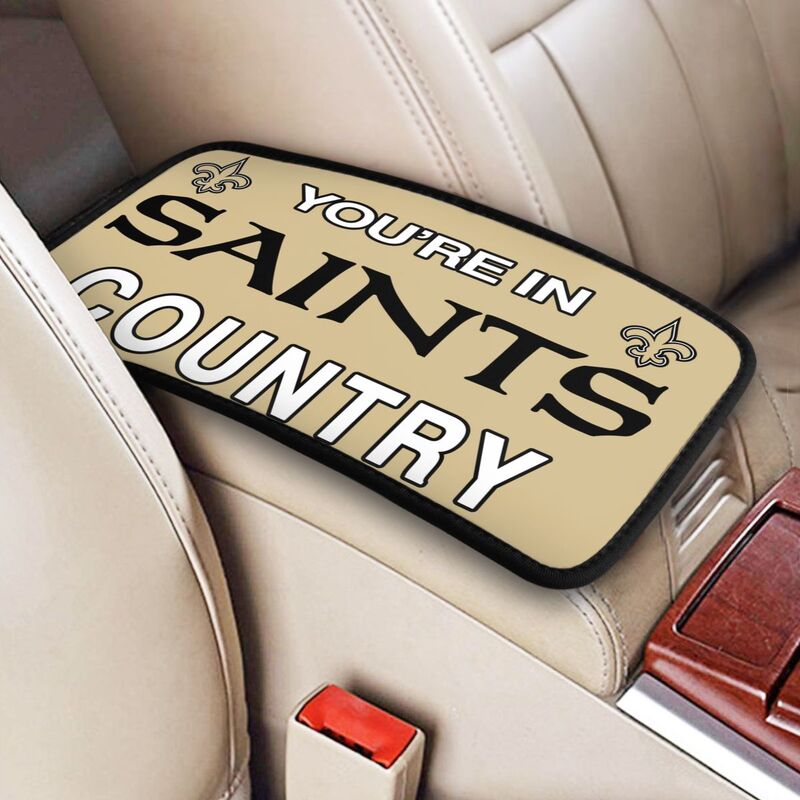 New Orleans Saints Printed car armrest box pad elbow support pad
