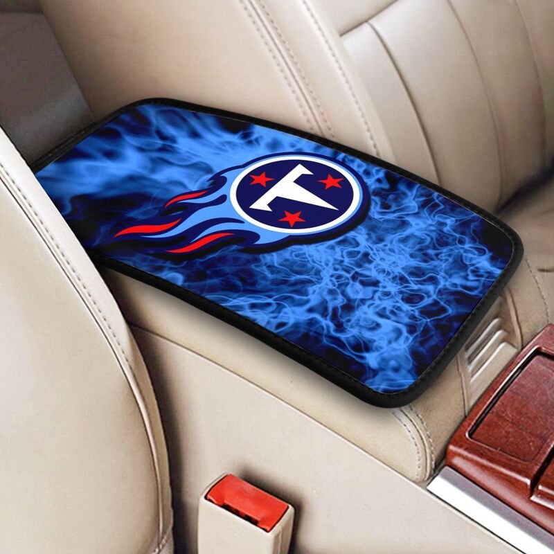 Tennessee Titans Printed car center armrest box pad anti slip pad