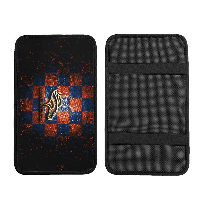 Denver Broncos2 Printed car armrest box pad anti-abrasion pad