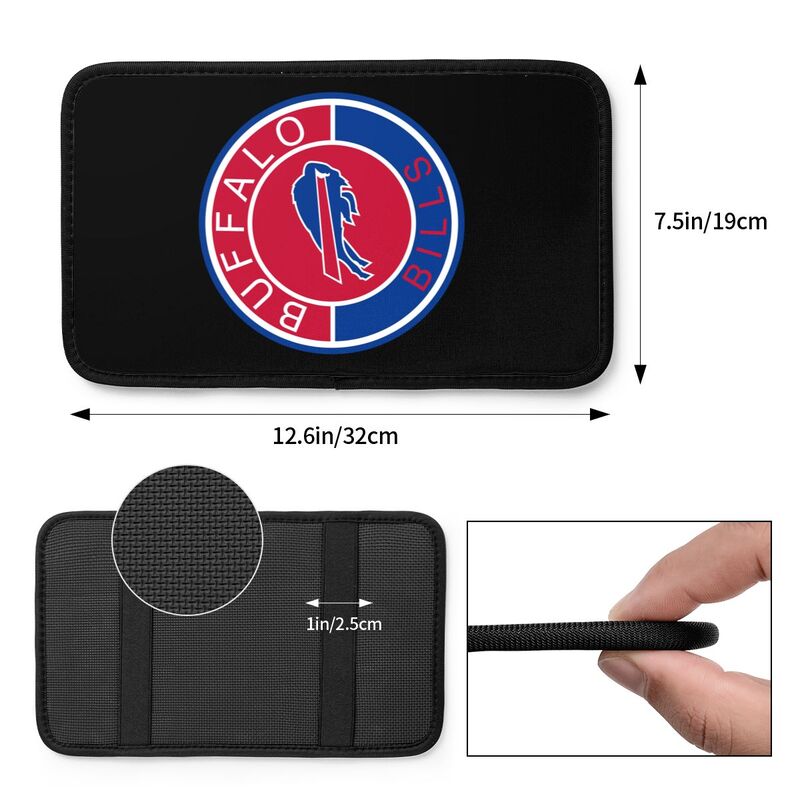 Buffalo Bills print car armrest protective cover Car center console armrest pad