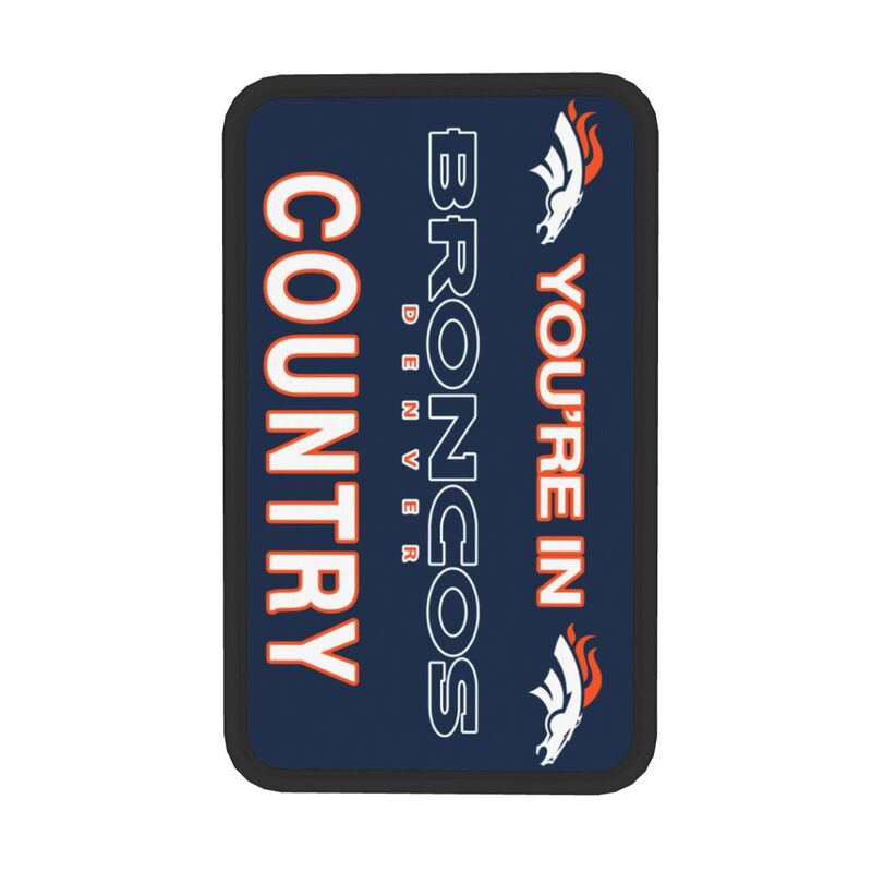 Denver Broncos Printed car armrest box pad elbow support pad