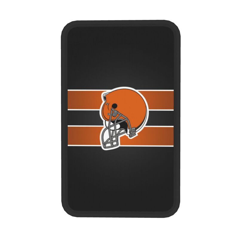 Car armrest box pad Cleveland Browns 1 Printed center armrest box pad protective pad