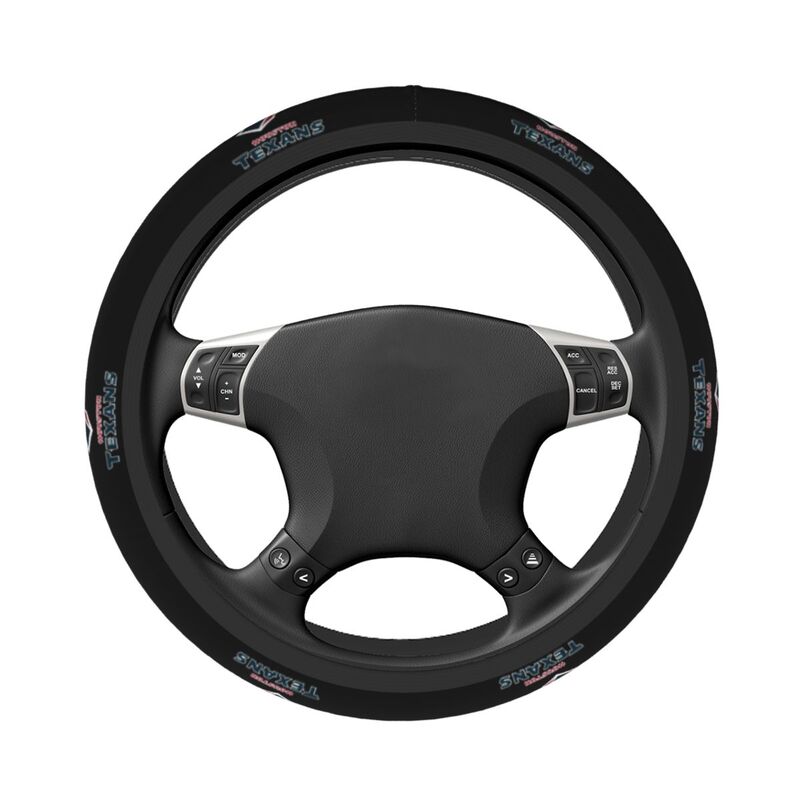 Houston Texans 1 Printed breathable elastic steering wheel cover anti slip cover
