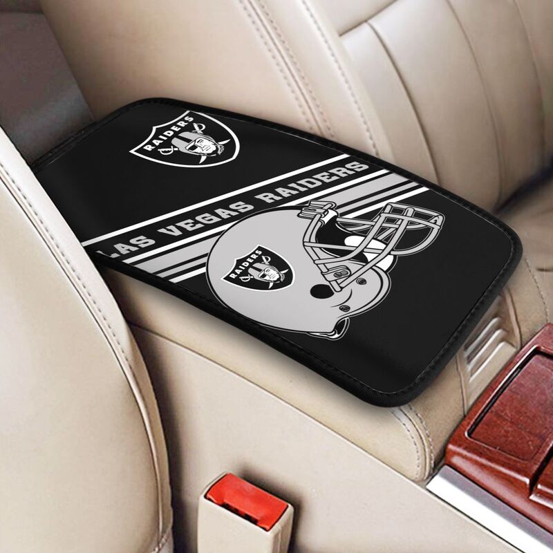 Las Vegas Raiders Print armrest protective cover car armrest box cushion