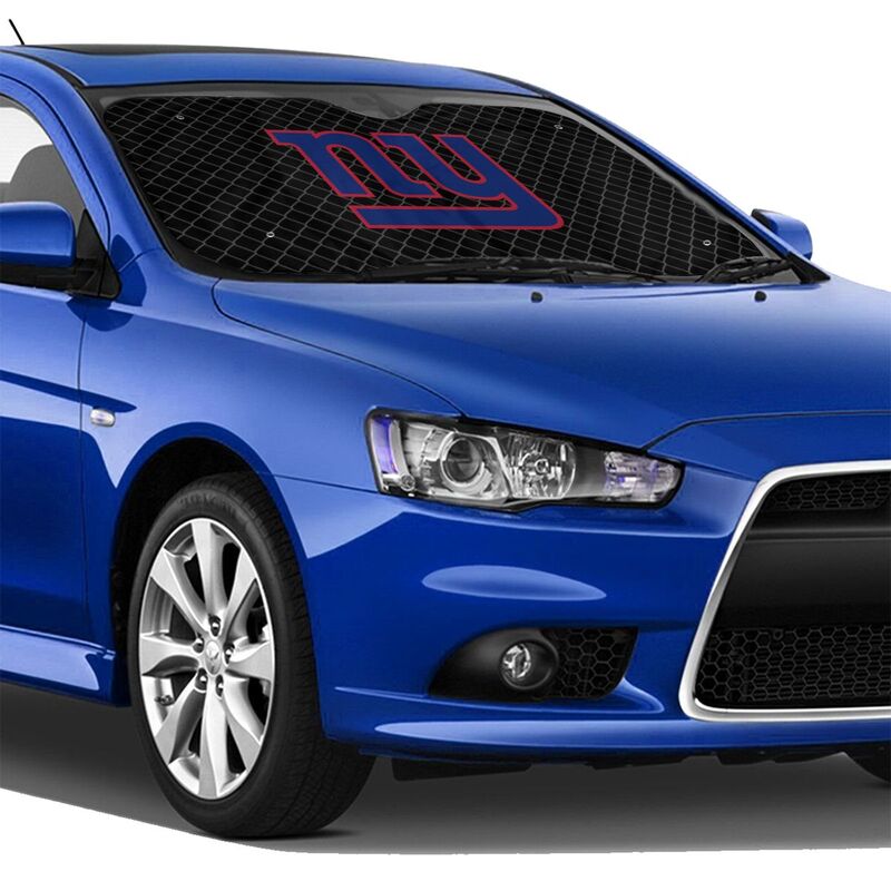 New York Giants Print Car windshield sunshades is suitable front Car windshield sunshades