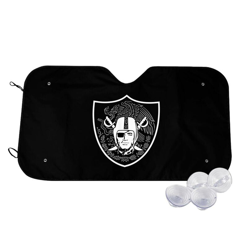 Las Vegas Raiders 4 Printed multi size front windshield sunshade car windshield sunshade