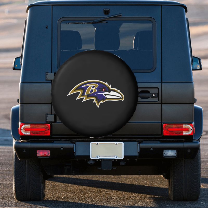 Baltimore Ravens Car tire protection cover spare tire waterproof and dustproof cover