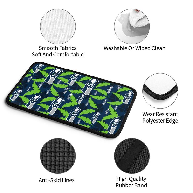 Seattle Seahawks printing Center console armrest pad car armrest protective cover car