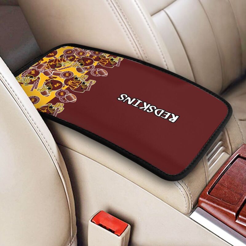 Washington Redskins print Car center console armrest pad car armrest protective cover
