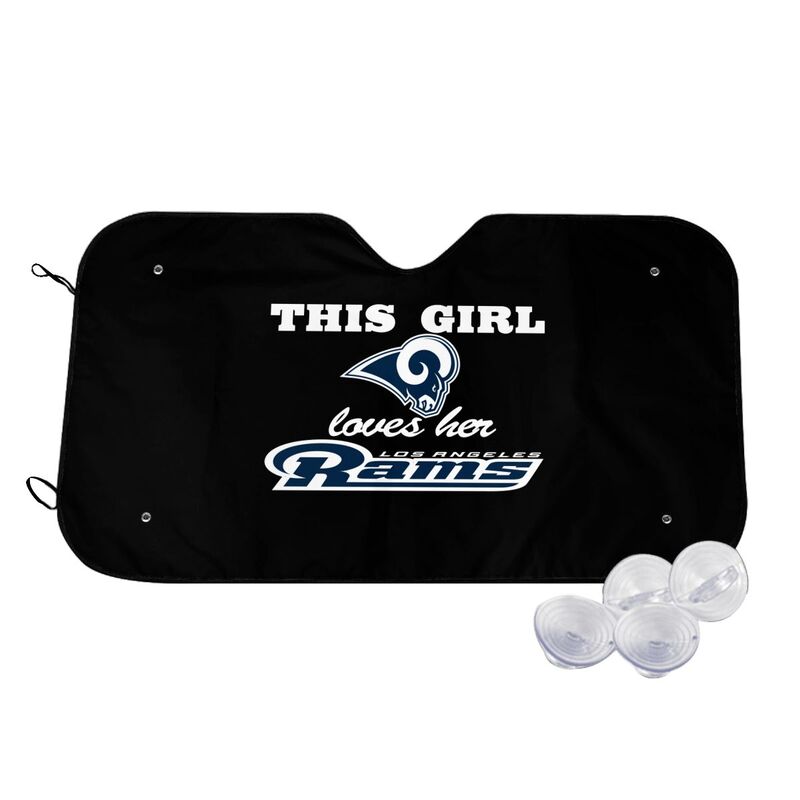 Los Angeles Rams Printing multi size car front windshield sunshade car windshield sunshade