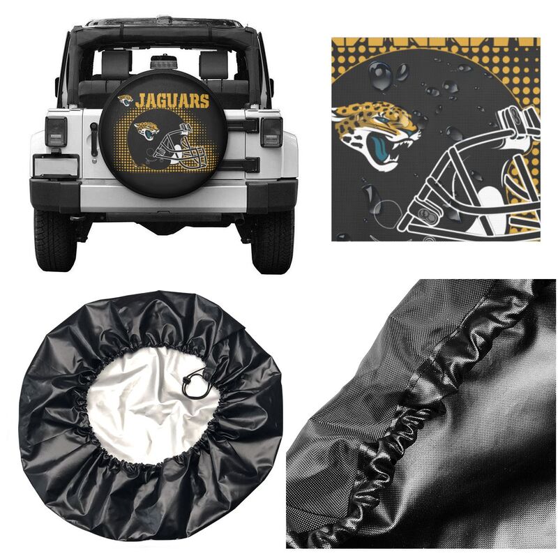 Jacksonville Jaguars Printed tire protection cover car sun protection tire protection cover