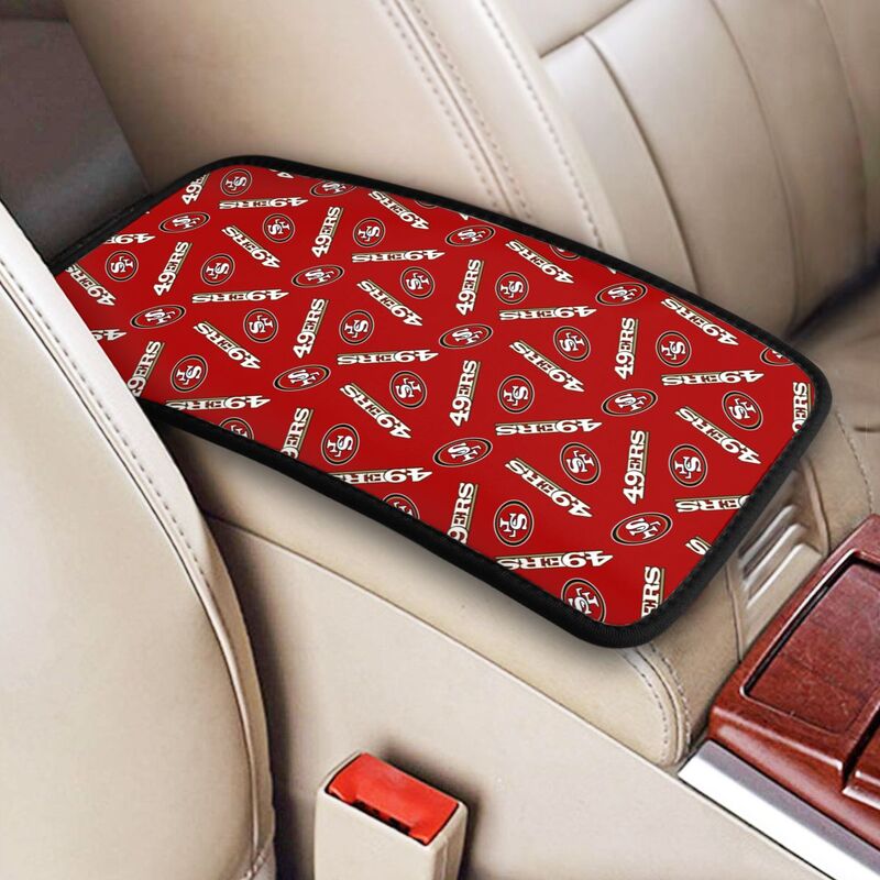San Francisco 49ers 2 Printed armrest protective cover car armrest box cushion