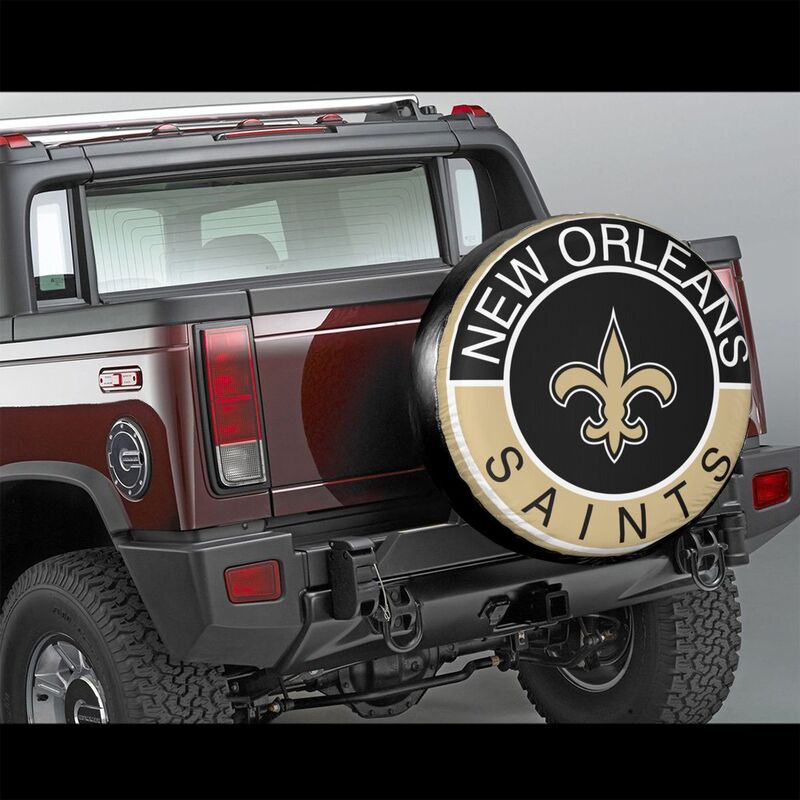 New Orleans Saints Printed tire protection cover car spare tire dust protection covers