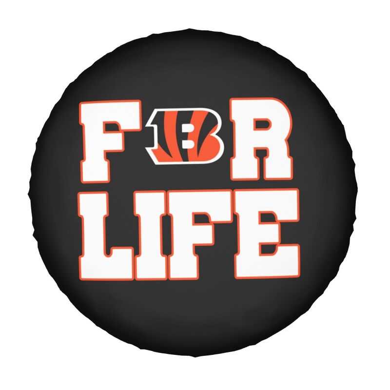 Cincinnati Bengals Printing tire protection cover car spare tire dust protection cover