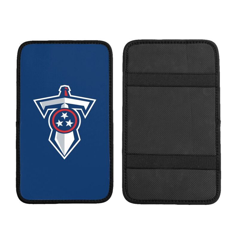 Car armrest box pad Tennessee Titans 1 Printed central armrest box pad protective pad